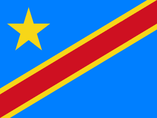 Bandera de Congo (Rep. Dem.)